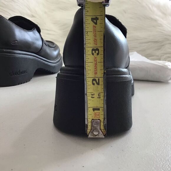 Skechers Y2K Platform Slip On Chunky Heel Loafers Size 6 - Picture 11 of 15